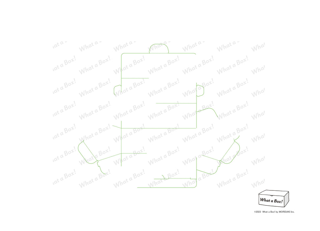 Horizontal pentagonal case