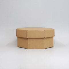 Octagonal cardboard case