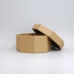 Octagonal cardboard case