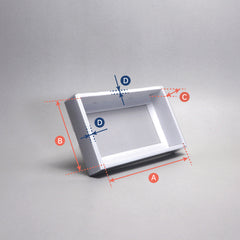 Sleeve-type clear case with stand