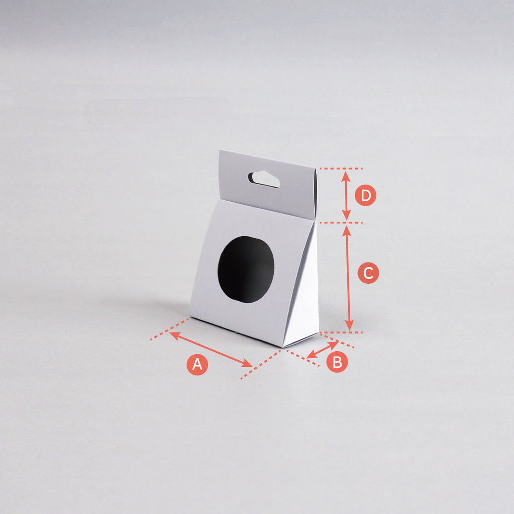 Triangular hanging case