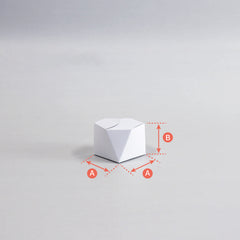 An irregular hexagonal case