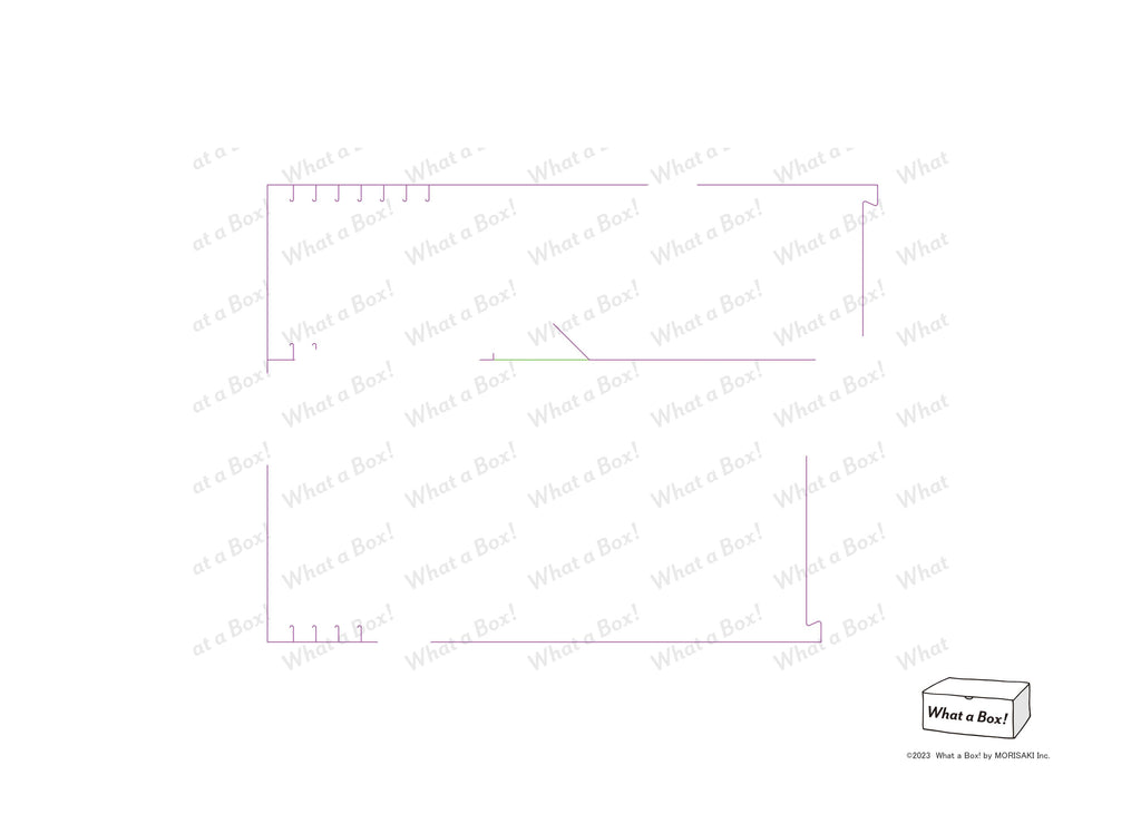 片段ギフトケース【サンプル展開図