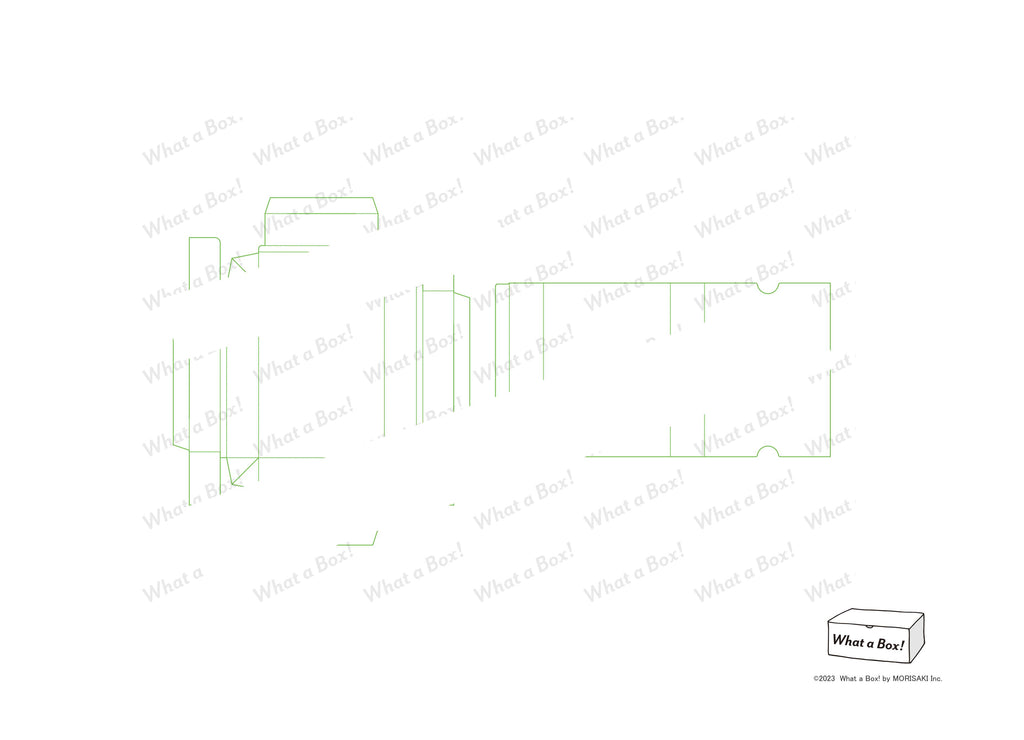 See-through sleeve & standing box【Sample】